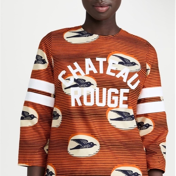 Maison Chateau rouge top NWT 🧡🍊 - Picture 3 of 6